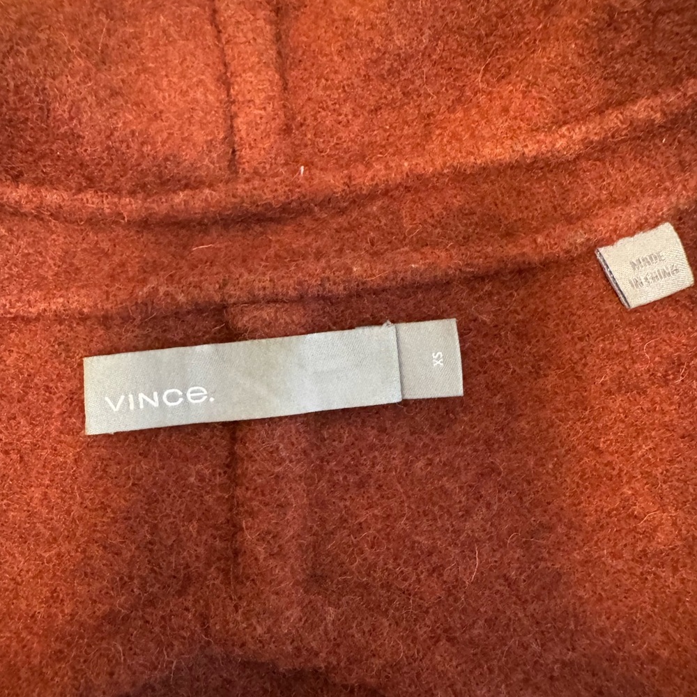 VINCE Oversized Wool Blend Blanket Coat - Picture 10 of 11